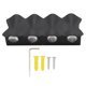 thumbnail image 1 of Aplique de pared LED de aluminio de 8 W para exteriores, para pasillos, corredores y patios, luz blanca cálida de 3000 K, resistente al agua IP65 de 85-265 V, 1 of 8