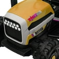 thumbnail image 6 of Xuanlur 24V Ride on Tractor with Remote Control, 24V Ride on Toy for Big Kids 3+, Kids Electric Vehicles Power Car Wheels with 400W Motor, USB, LED light, Bluetooth, 3 Speed Adjustable (Orange), 6 of 7
