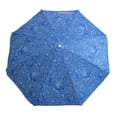 thumbnail image 3 of Bayside21 6.5ft Outdoor Beach Umbrella with Sand Anchor and UV50+ Sun Protection, Lightweight & Portable, Perfect for Beach, Camping, Sports, Pool,Gardens and Balcony, Ocean Deep Print Design,No Tilt, 3 of 5