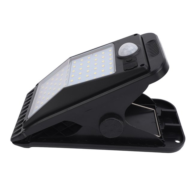 Clip On Solar Lights Outdoor, IP65 Waterproof Clip On Solar Motion Sensor Lights, Portable Solar Powered Security Light Outside for Patio Fence Gate Wall Garage Camping Garden
