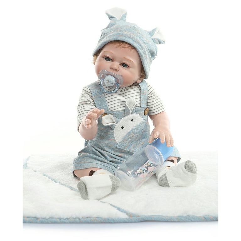 Zero Pam Realistic Reborn Baby Dolls Boys 20 Inch Real Life Baby Dolls That  Look Real Lifelike Reborn Baby Doll Full Body Silicone Vinyl with Hair