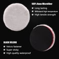 thumbnail image 4 of Buffing Polishing Pads, ZFE 7Pcs 6"(150mm) Waffle Foam Buffing Pads Polishing Pads Wool Pad Kit for 6Inch Backing Plate RO/DA/GA Car Polisher Boat Compounding, Polishing and Waxing, 4 of 9