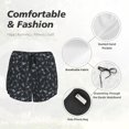 thumbnail image 6 of Haiem Wireless Antenna Icon Women's 2 in 1 Running Shorts - Lightweight Athletic Workout Gym Yoga Breathable Sports Shorts Liner with Phone Pockets-Large, 6 of 9