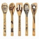 thumbnail image 4 of Halloween Bamboo Cooking Utensils, 5-Piece Eco-Friendly Spatula Set with Festive Design for Kitchen Use, 4 of 5