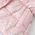 thumbnail image 7 of Toimothcn Toddler Girls Puffer Jacket Fashion Leopard Printed Long Sleeve Hooded Down Jacket Hooded Thickened Warm Loose Fit Zipper Up Windproof Winter Coat Suitable Winter Dailywear, 7 of 7