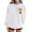 White, variant on Sweatshirts for Women Halloween Crew Neck Casual Print Fashion Long Sleeve Hooded Sweatshirt Pullover Tops