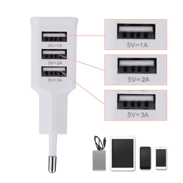 Cargador USB, Función De Protección Contra Sobrecarga Cargador Universal Es Muy Preciso. Para Exteriores Para Trabajo Para Hogar Para Viajes