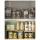 thumbnail image 5 of Kitchen supplies supplier, 4-layer combined kitchen cabinets, stackable and extendable, black and natural color options, 5 of 11