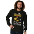 thumbnail image 4 of Volunteer Firefighter Lifestyle Fire Men's Big & Tall Long Sleeve Graphic Tee Brisco Brands 2X, 4 of 5