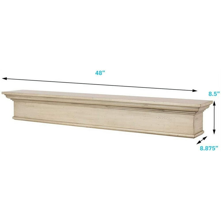 Mantels Direct Bellamy 72 Decorative Wood Fireplace Mantel Shelf