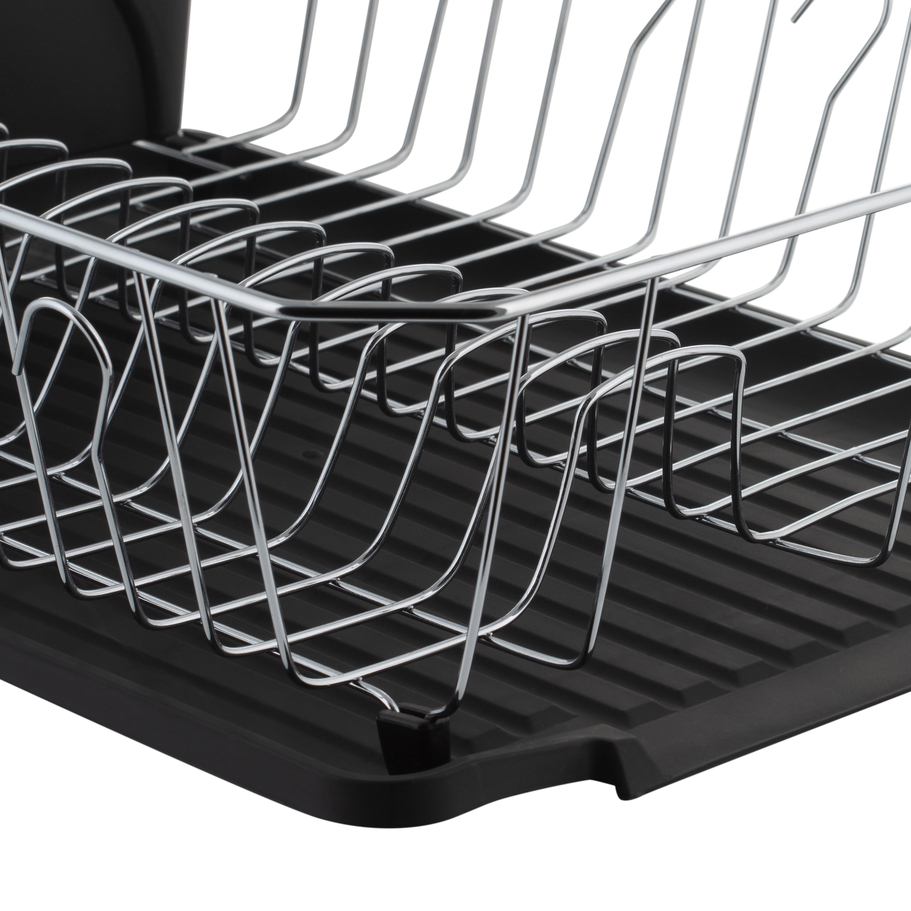 3 Level Chrome Dish Drying Rack Kitchen Dish Drainer Storage with Draining  Board and Cutlery Cup 22.04 x 9.05 x 18.50 IN - M - Bed Bath & Beyond -  29211826