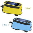 thumbnail image 3 of Generic Compact Blue Bike Handlebar Phone Bag with Headphone Jack, Fits 4.2" Devices, Includes Audio Extension Cable, PVC+EVA Material, Small Size (18.5x8.5x8.5cm), 3 of 7