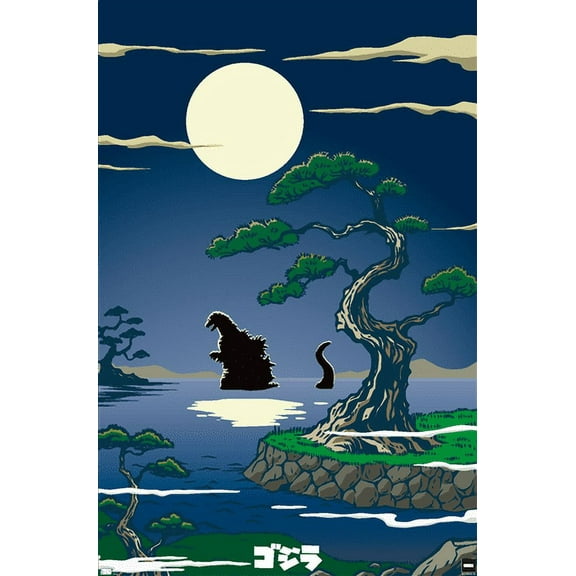 Godzilla - Lake Wall Poster, 22.375" x 34"