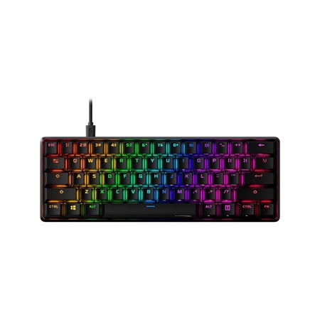UPC: 0196188048948 | HyperX Alloy Origins 60 RGB Mechanical Gaming Keyboard – Red Switches