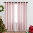 thumbnail image 1 of EcoNesxp Rose Gold Curtains for Girls Room Living Room Decoration Rose Gold Curtains 84 Inch Length for Bedroom 1 Panel Grommet Window Translucent Privacy Light Filtering Glitter Metallic Glitter Blu, 1 of 5