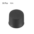 thumbnail image 2 of Uxcell 30pcs tapa de silicona negra para puerto RCA, tapa antipolvo, 2 of 4