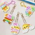thumbnail image 6 of Milue Arts and Crafts Kits for Kids Ages 8-12 Easter DIY Gem Arts 15pcs Keychains, 6 of 9