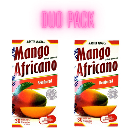 Africano Mango 30 Capsulas 500 mg Pack of 2
