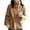 Khaki, variant on Fesfesfes Women Flannel Jacket Coral Velvet Zipper Sweater, Plush Thickened Fall And Winter New Double-sided Velvet Warm High Collar Coat On Sale