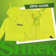 DreamWorks Shrek French Terry Zip Up Cosplay Hoodie Toddler to Big Kid