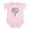 Petal Pink, variant on CafePress - Lift Weights Like My Mommy Body Suit - Baby Light Bodysuit, Size Newborn - 24 Months