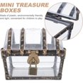 thumbnail image 4 of Cofre del tesoro transparente Caja del tesoro pirata transparente Cajas de regalo Contenedor de joyas Caja de dulces Contenedor de almacenamiento Suministros para fiestas, 4 of 5