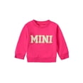 thumbnail image 2 of Mommy and Me Matching Outfits Letter Print Round Neck Pullover Long Sleeve Sweatshirts Tops, 2 of 10