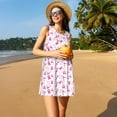 thumbnail image 3 of JUNZAN Robes d'Été Imprimées Sensibilisation au Cancer du Sein pour Femmes 2025, Robes d'Été Sans Manches Col Rond Ample avec Poches, 3 of 7