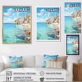 thumbnail image 4 of Designart "At Antibes French Seaside wall art III" Nautical & Beach Canvas Art Print, 4 of 5