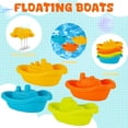 thumbnail image 3 of Baby Bath Toys, Toddlers Bathtub Toys, 16 PCS Mold Free Bath Toys for Kids with Floating Boats, Watering Can, Water Cup Set& Bath Spoons, Bathtub Water Pool Toys for Babies and Toddlers, 3 of 5