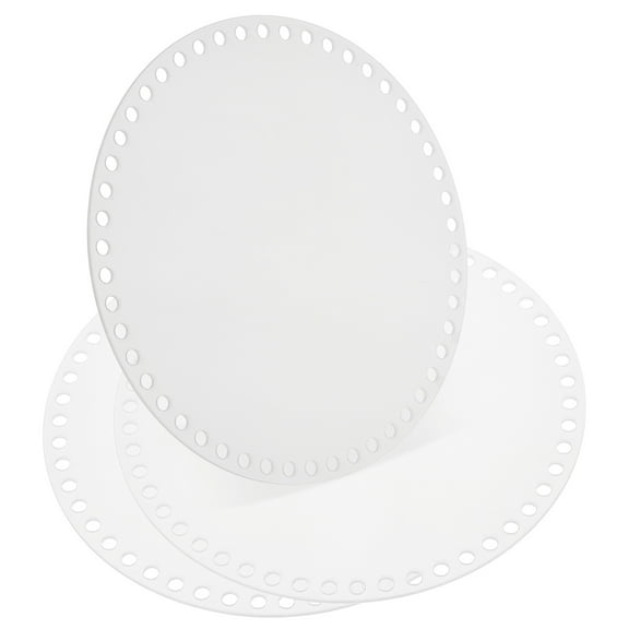 Uxcell 4, 5, 6, 7, 8 Inch Crochet Basket Base, 5 Pcs Acrylic Round Bag Making Supplies Purse Bottoms Shaper Kit