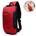 thumbnail image 1 of 1 Uds. Mochila antirrobo para hombre, bolso de hombro informal, resistente al agua, color rojo, 1 of 8