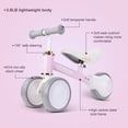 thumbnail image 3 of Ayeku, Mini Balance Bike for 12-30 Months Toddlers 6 Inch EVA Wheels, Adjustable Seat, Pink, 3 of 9