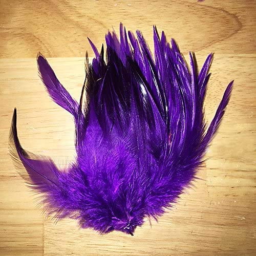 Creative Angler Saddle Hackle Fly Tying Materials - Natural Feathers for  Wet Flies, Rooster Feathers, Hair Feathers for Crafts, Fly Tying Kit -  Small Feathers Combo Pack of Steelhead Colored Feathers 