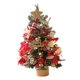 thumbnail image 3 of Mini de Navidad artificial, mesa, escritorio, decoración, regalo para familiares y amigos, hecho de PVC y tela, de Navidad pequeño y , 60 cm flocado Macarena Árbol nevado, 3 of 8