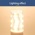 thumbnail image 6 of Ruiandsion E12 LED Light Bulb 4W 1000 LM 2835 SMD 3000K Warm White AC 120V for Ambient Accent Mood Light,(pack of5), 6 of 8
