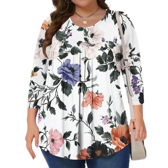 LiMoi Summer Tops Trendy Oversized 3/4 Length Sleeve Womens T Shirts Oversized Tops Tshirts Shirts for Women Graphic orders my items ordered
