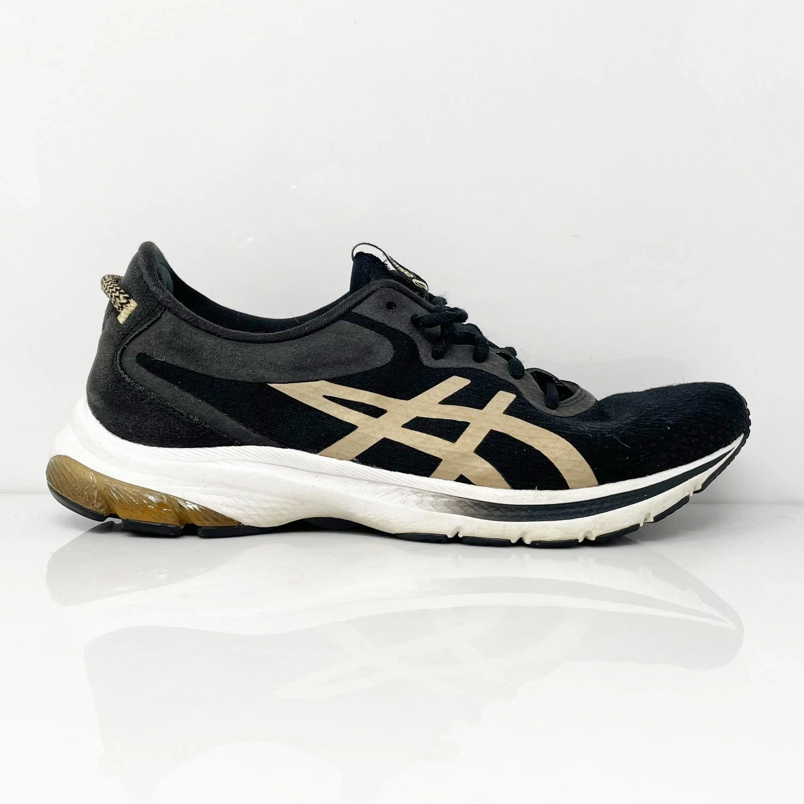 Asics Womens Gel Kumo Lyte 1012A913 Black Running Shoes Sneakers