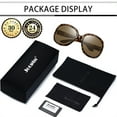thumbnail image 6 of Joopin Polarized Sunglasses Womens Trendy Oversized Large Driving Sun Glasses Ladies UV Protective Big Sunnies Shades (Light Tea), 6 of 6