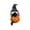 C, variant on Halloween Pumpkin Gnome Wizard Resin Figurine Decorative Statue Fall Autumn Home Tabletop Ornament Seasonal Holiday Party Centerpiece Cute Spooky Kitchen Shelf Display Gift Collectible Miniature