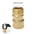 thumbnail image 3 of GLFILL High Pressure Washer Brass Connection Adapter M22*1.5mm 1/4 Quick Connector, 3 of 5