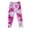 Pink, variant on Girls Stretch Leggings Soft Comfortable Tight Pants for Girls in 3-8 Years Girls Tie Dye Athletic Leggings