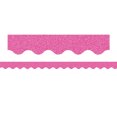 thumbnail image 1 of TEACHER CREATED RESOURCES PINK GLITZ SCALLOPED BORDER TRIM 77021, 1 of 1