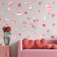 thumbnail image 1 of ShinYu Pegatinas de San Valentín para El Fondo de La Sala de Estar, Rosas Pintadas a Mano, Corazones, Pegatinas Decorativas de Pvc Autoadhesivas para La Pared., 1 of 6