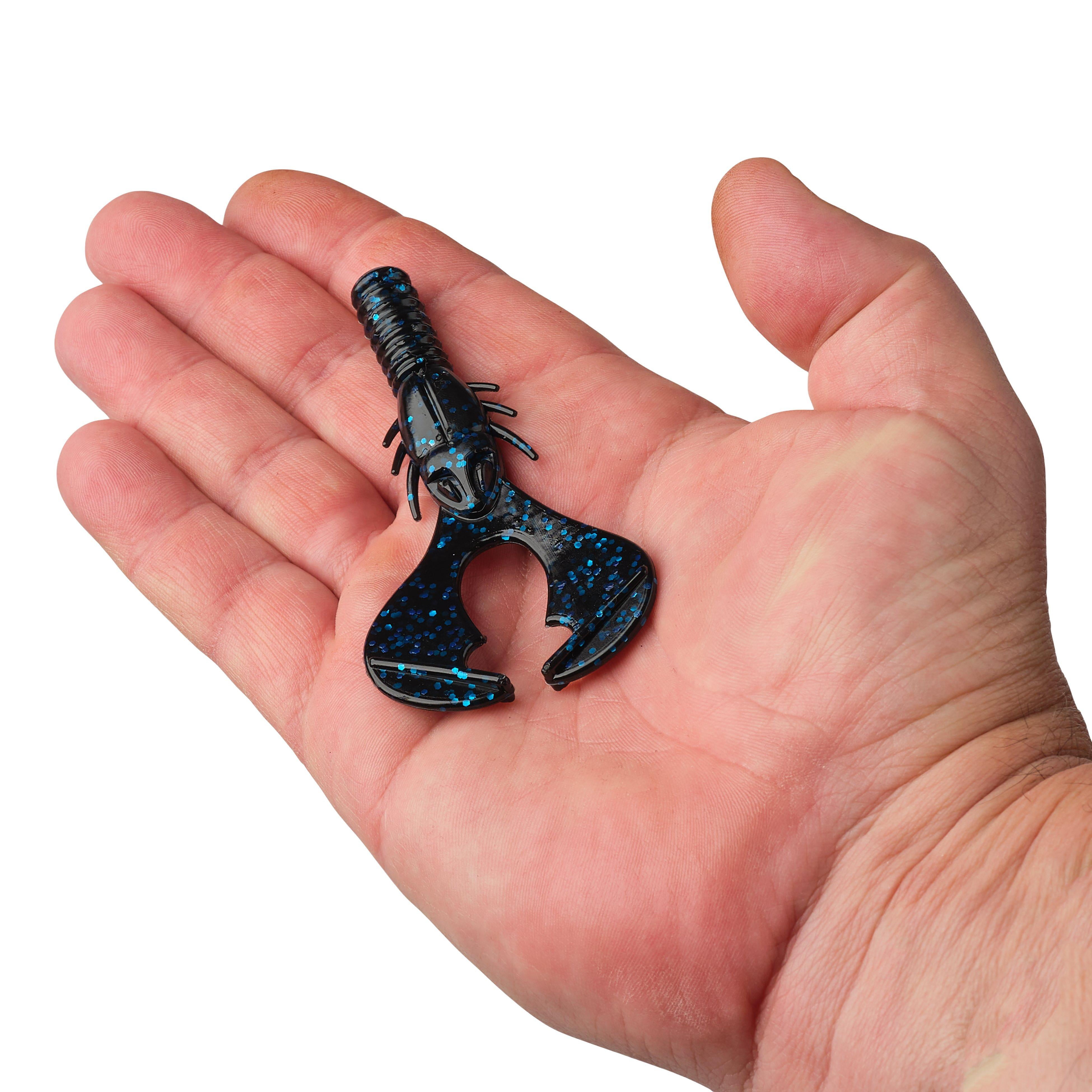 Berkley PowerBait® Shape 108, 3.5 in, Black Blue Fleck