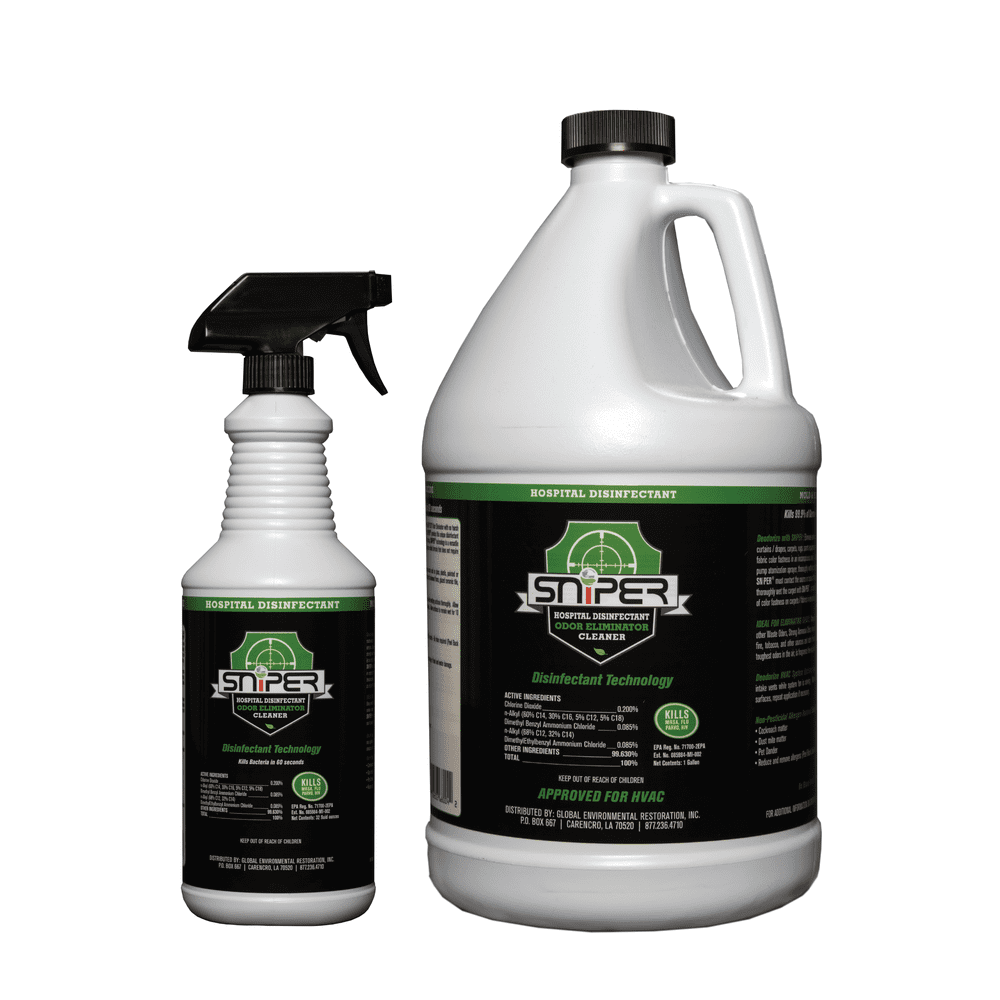 SNiPER Hospital Disinfectant, Odor Eliminator & AllPurpose Cleaner, 32