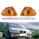 thumbnail image 2 of 1Pair Front Corner Light Turn Signal Lamp Amber Lights for BMW 3 Series E46 Sedan 1998-2001 63136902, 2 of 5