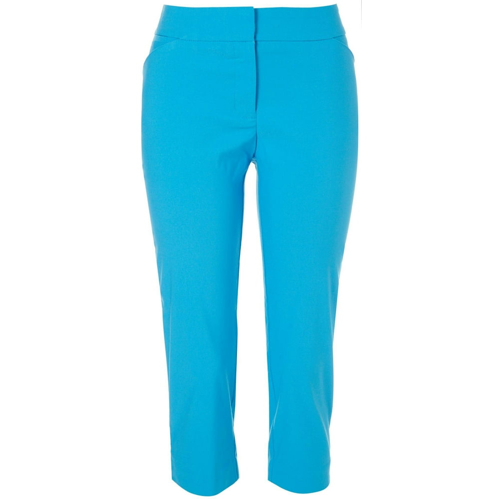 Attyre New York - ATTYRE Womens Solid Cropped Pants - Walmart.com ...
