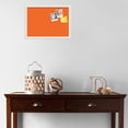 thumbnail image 3 of PinPix ArtToFrames 18x12 Custom Cork Bulletin Board    Poster Board Has a Fabric Style Canvas Finish, Framed in Satin White Frame (PinPix-517), 3 of 5