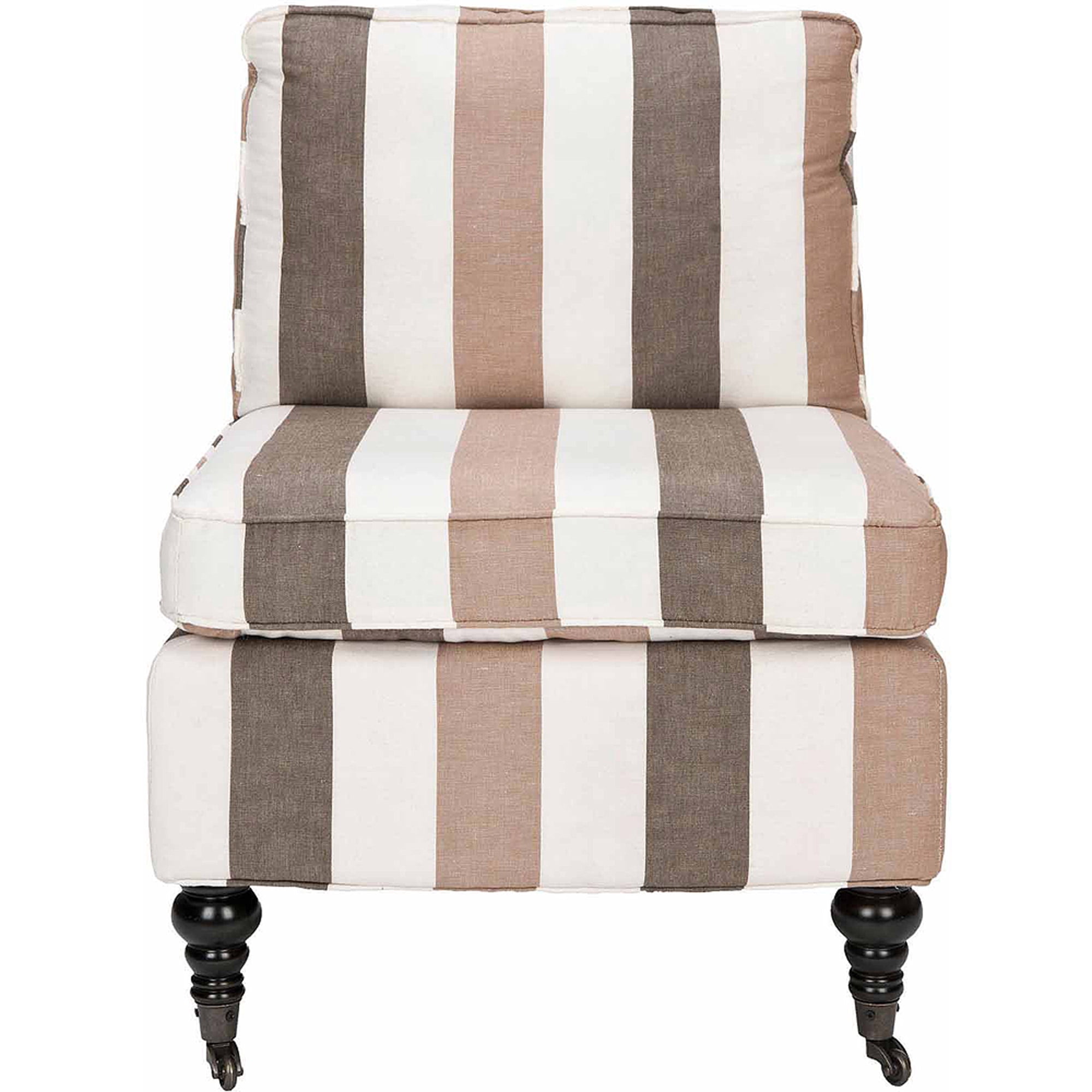 Safavieh Randy Transitional Upholstered Slipper Chair w/ Casters